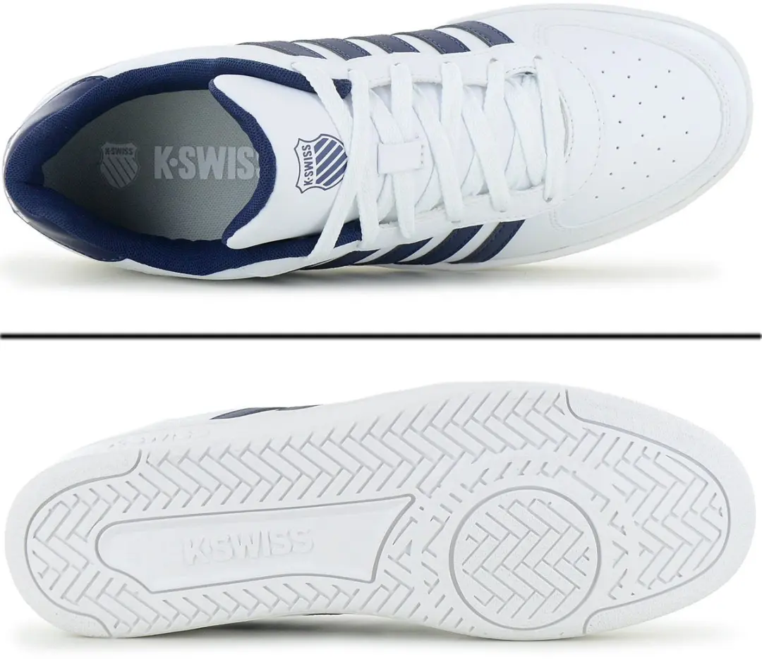K-Swiss Heren Court Cali Sneaker 04777-124 Wit - afbeelding 5 van 6