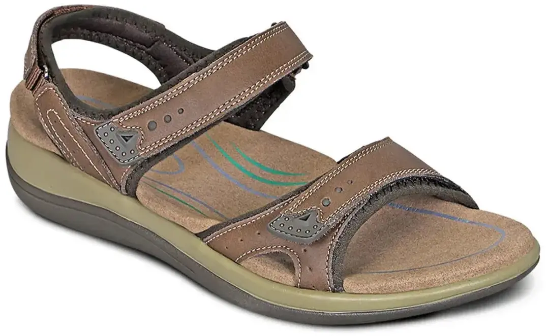 Orthofeet Malibu Damessandalen bruin