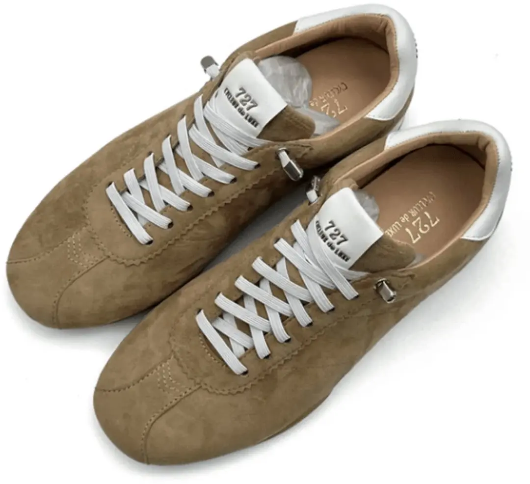 Cdl Dames Veterschoen | Camel | Maat: 39