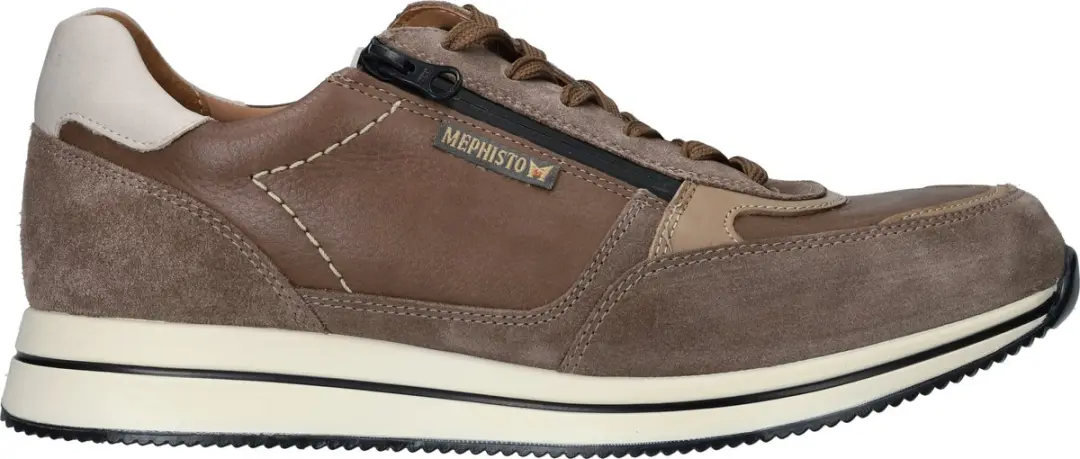 Heren Veterschoenen Mephisto Gilford Warm Grey Beige