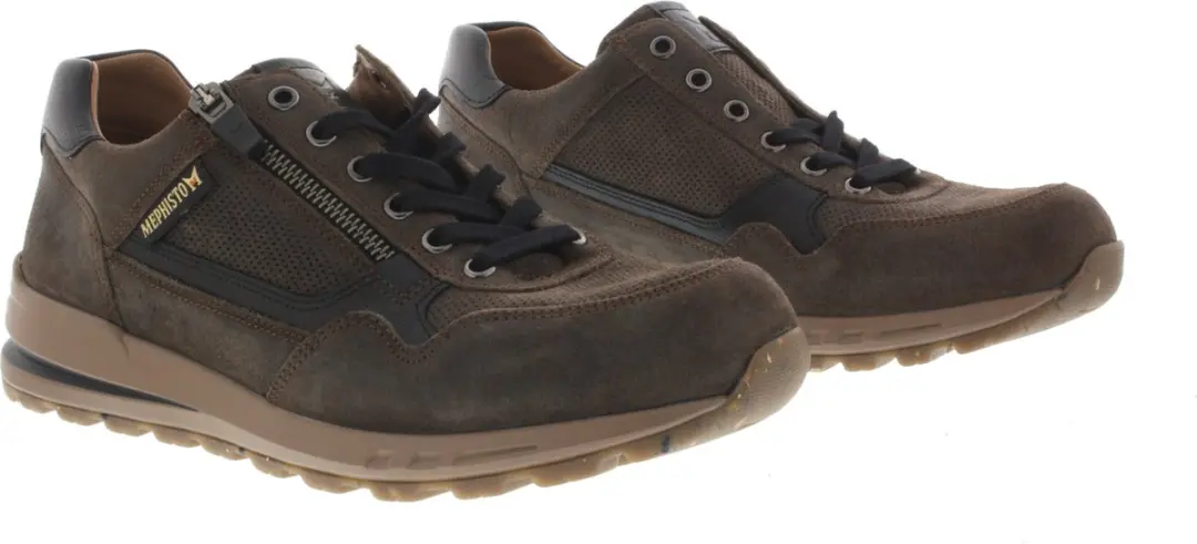 Mephisto Bradley Veterschoenen Old Velours Walnut - afbeelding 6 van 6