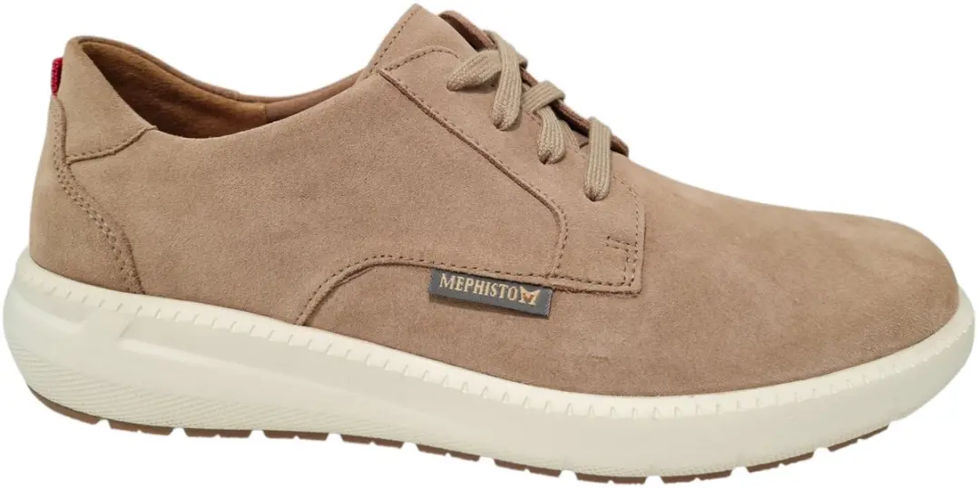 Mephisto Joris velours taupe Veterschoenen Heren
