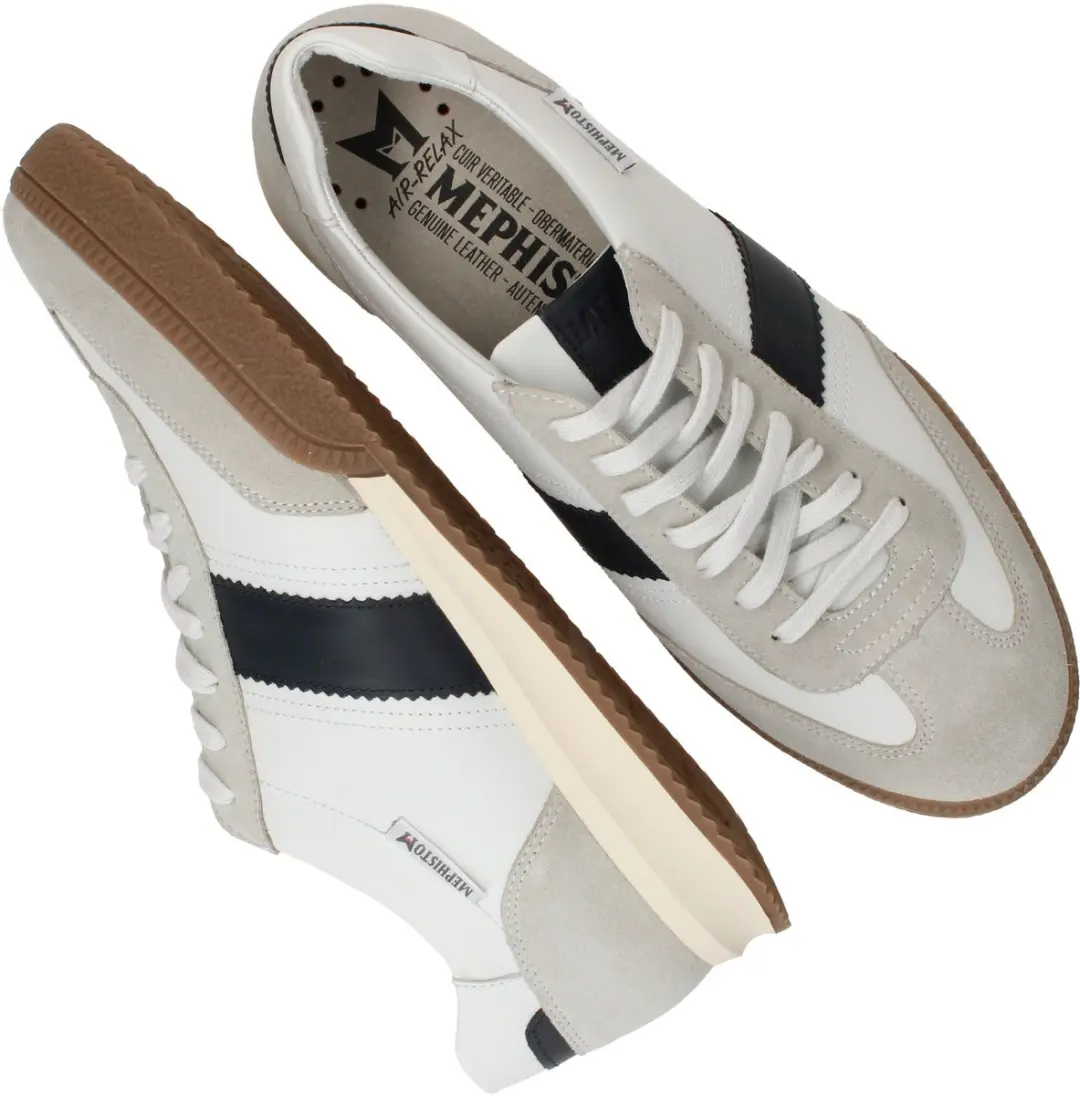 Mephisto Elyo VelSport Sneakers Wit/Beige - afbeelding 4 van 6