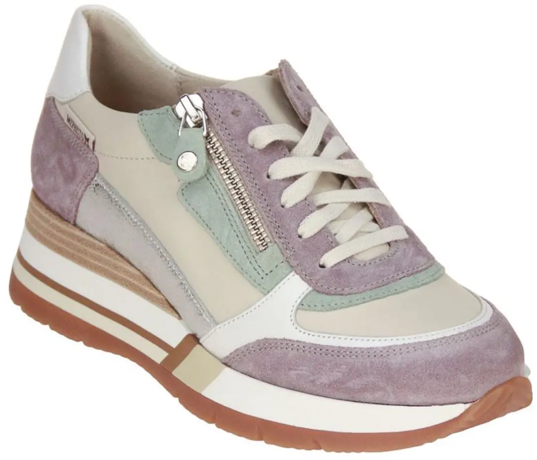 Mephisto Tiziana Beige-Roze Sneaker