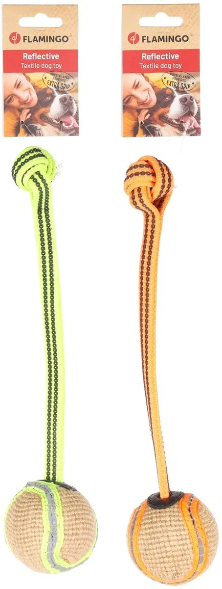 Flamingo Juru Trektouw & Bal - Reflecterend - Assortiment
