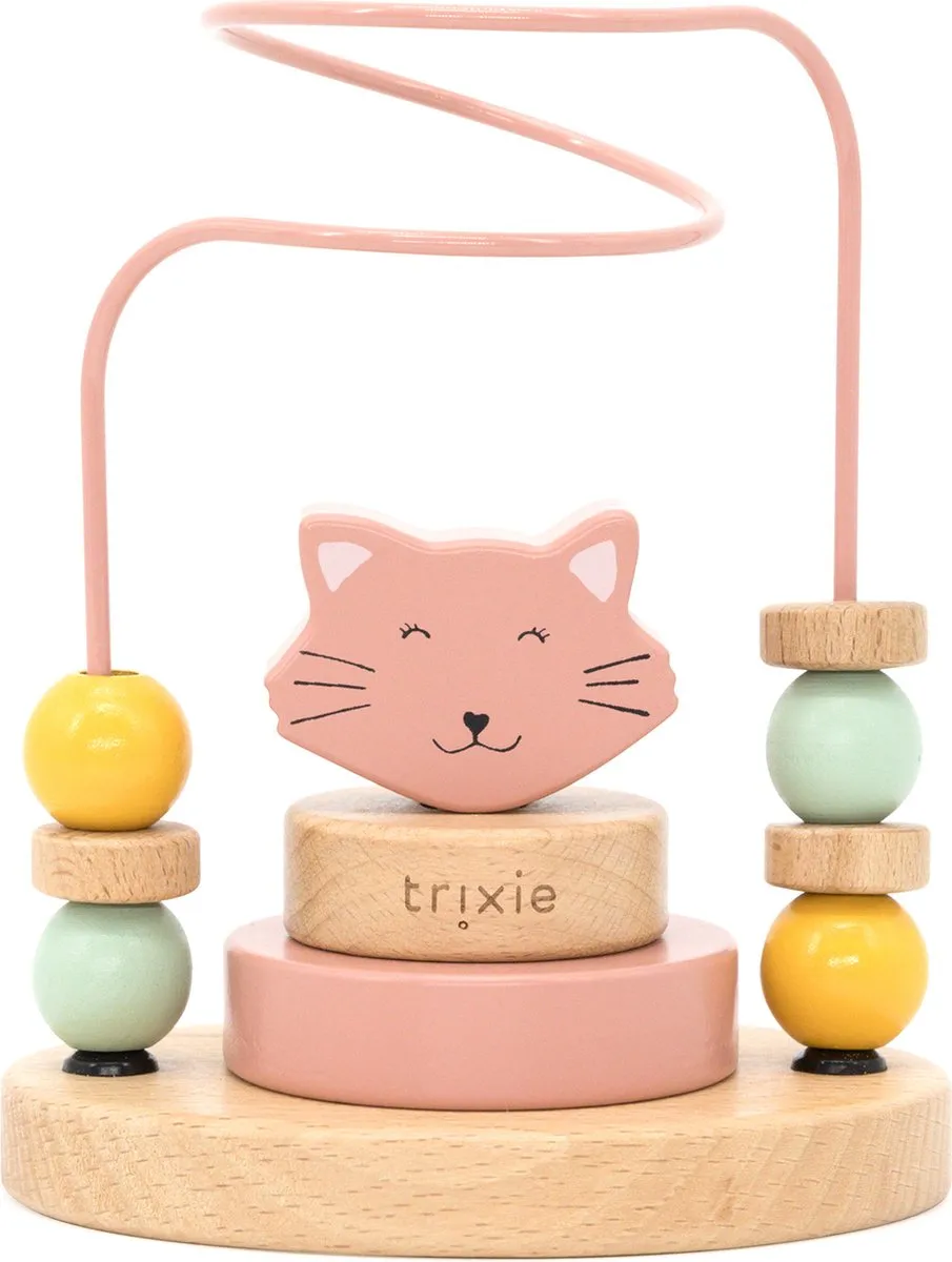 Trixie Houten Kralenframe Mrs. Cat - Roze