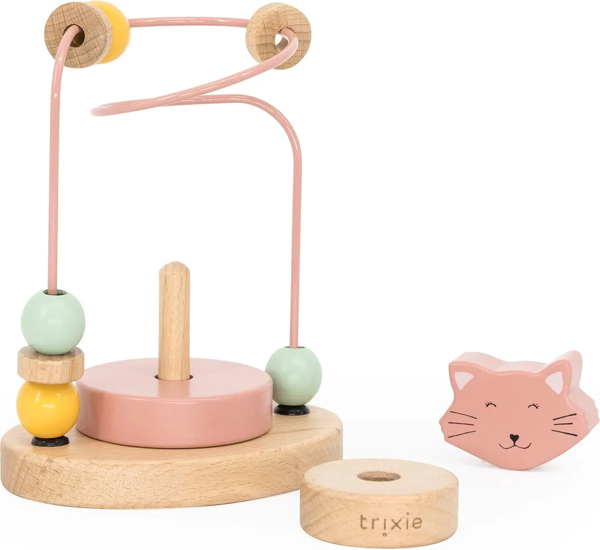 Trixie Houten Kralenframe Mrs. Cat - Roze