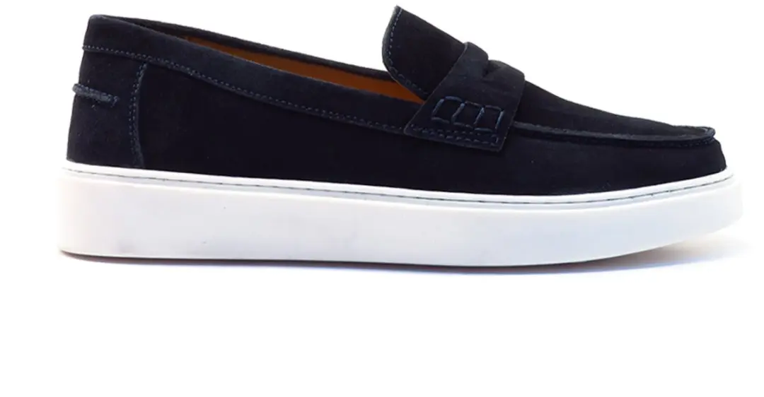 Alberto Torresi Blauw instapper M078825 Navy Blauw - afbeelding 2 van 2
