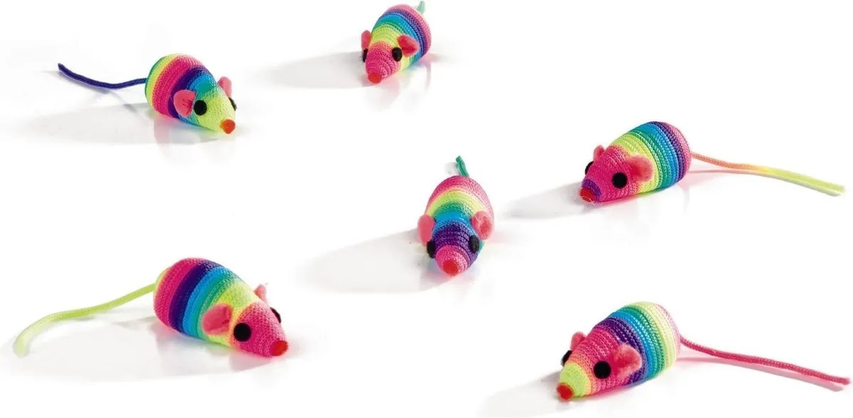 Beeztees Speelmuisje Rainbow