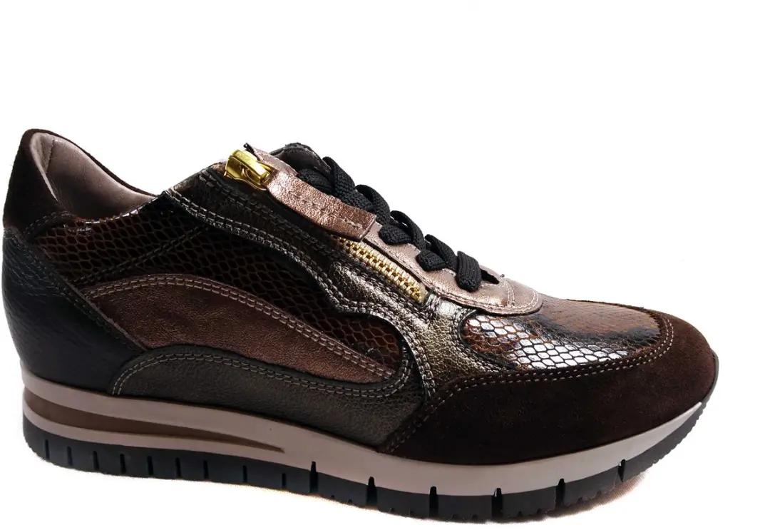 DL Sport 6725 Sneakers Bruin/Combi - afbeelding 3 van 6