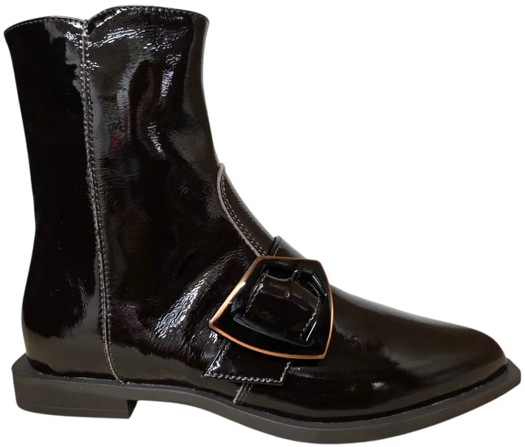 DL Sport 7226 712 04 Scillak TDM Enkellaarzen Bruin Lak Dames