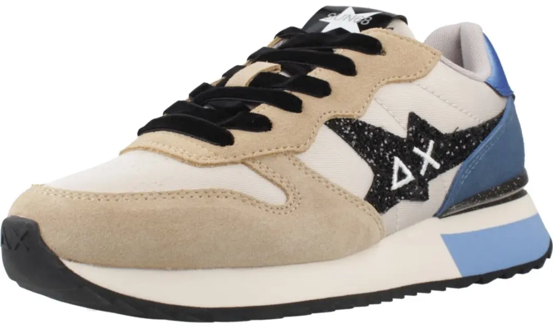 Sun68 Stargirl Glitter Logo dames schoenen Beige 37 - afbeelding 3 van 4
