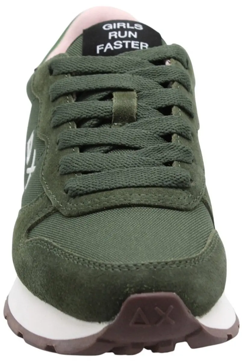 Sun68 Ally Solid dames sneaker groen militair roze 36 - afbeelding 6 van 6