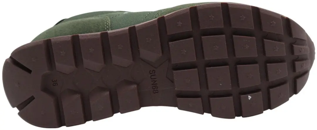 Sun68 Ally Solid dames sneaker groen militair roze 36 - afbeelding 5 van 6