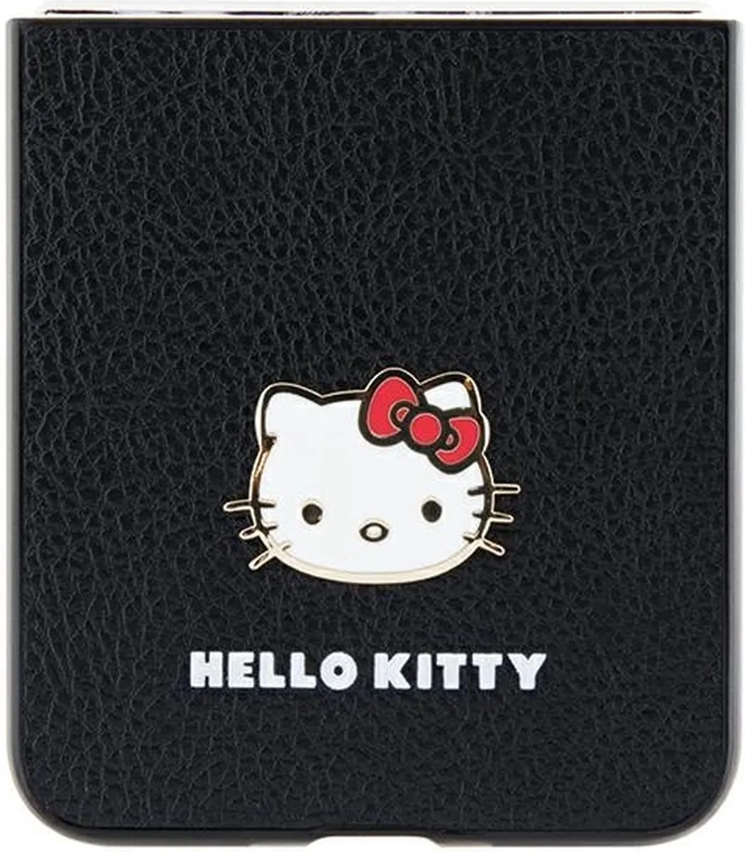 Hello Kitty Metalen Logo Head Case Samsung Galaxy Z Flip - 5 Stuks - Zwart - afbeelding 3 van 6