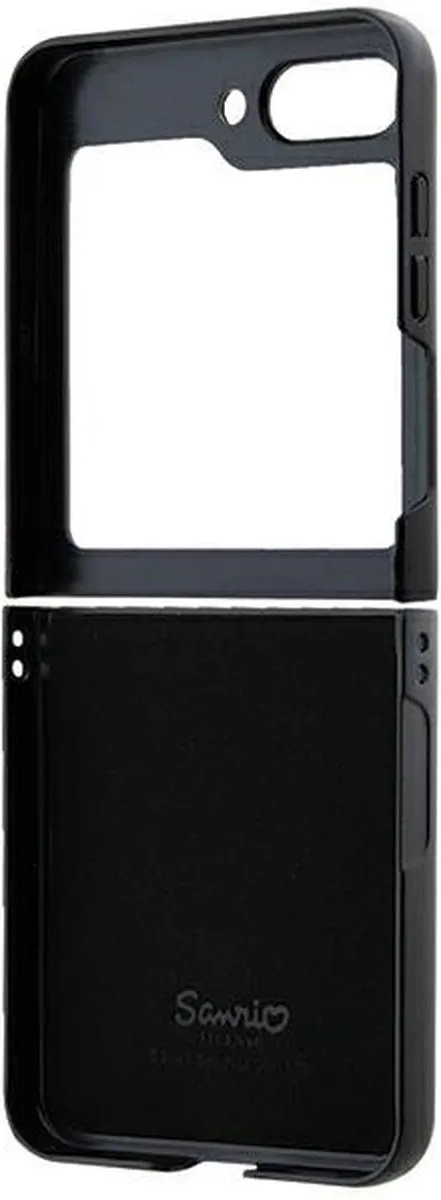Hello Kitty Metalen Logo Head Case Samsung Galaxy Z Flip - 5 Stuks - Zwart - afbeelding 2 van 6
