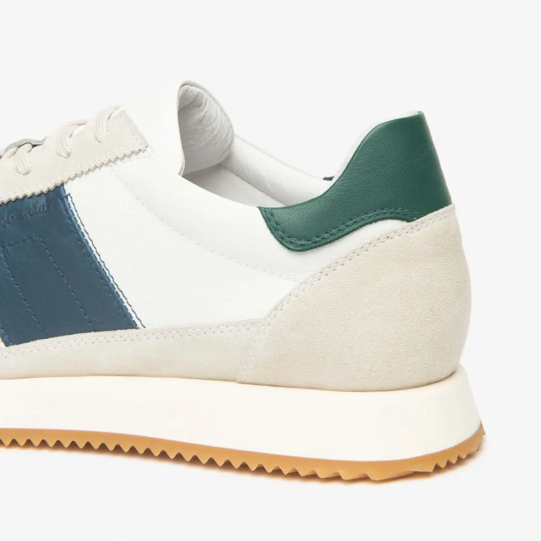 Sneaker Nerogiardini Velour Dollarino Bianco Sauvage Jeans Quad