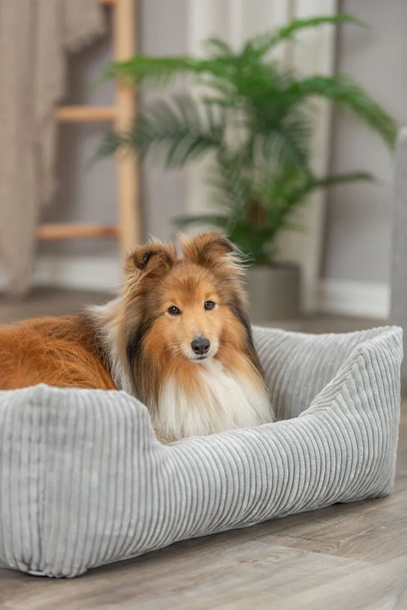 Trixie Hondenmand Vital Jonna Ribfluweel - 100x70cm Grijs