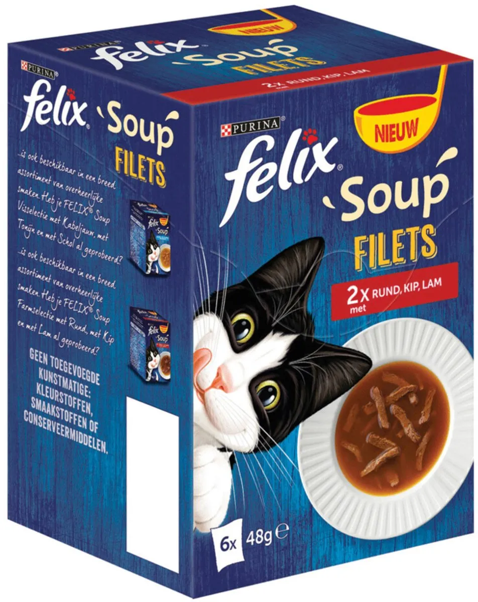 Felix Soup Rund-Kip Selectie 6x48g