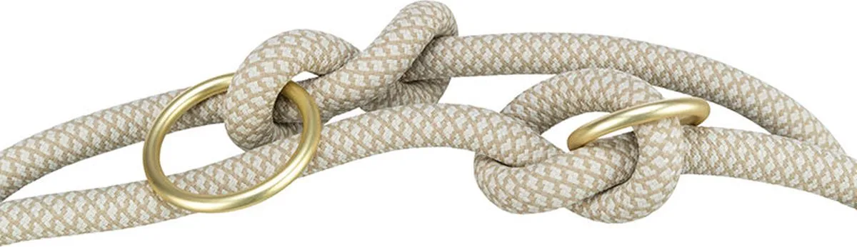 Trixie Soft Rope Hondenriem Verstelbaar - Grijs/Lichtgrijs - afbeelding 6 van 6