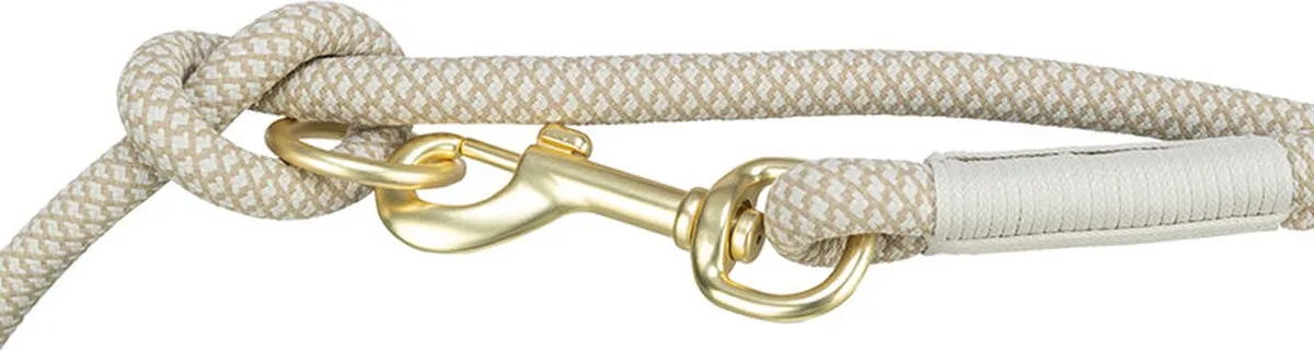 Trixie Soft Rope Hondenriem Verstelbaar - Grijs/Lichtgrijs