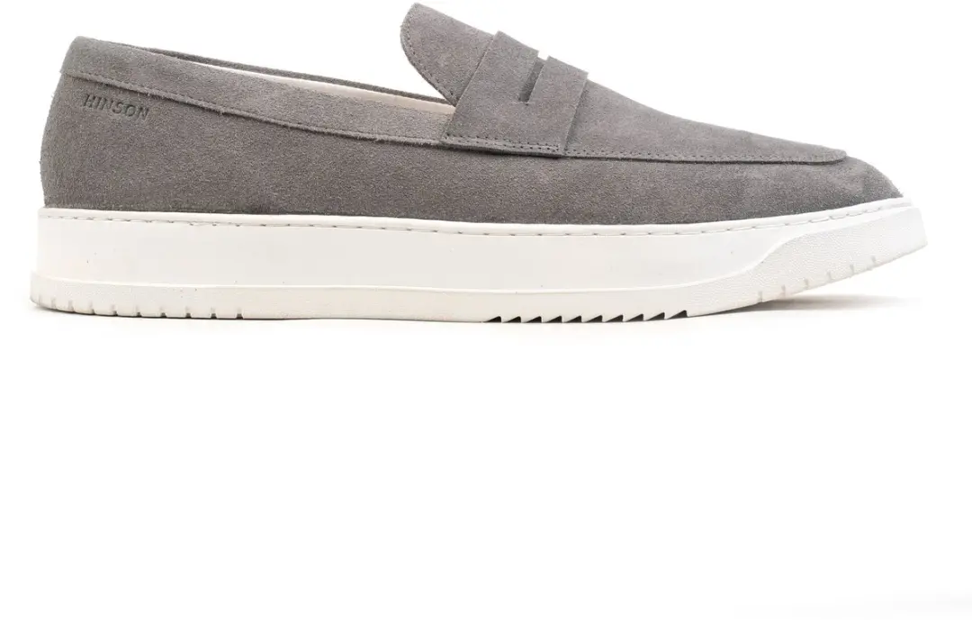 Hinson palmer loafers heren grey suėde