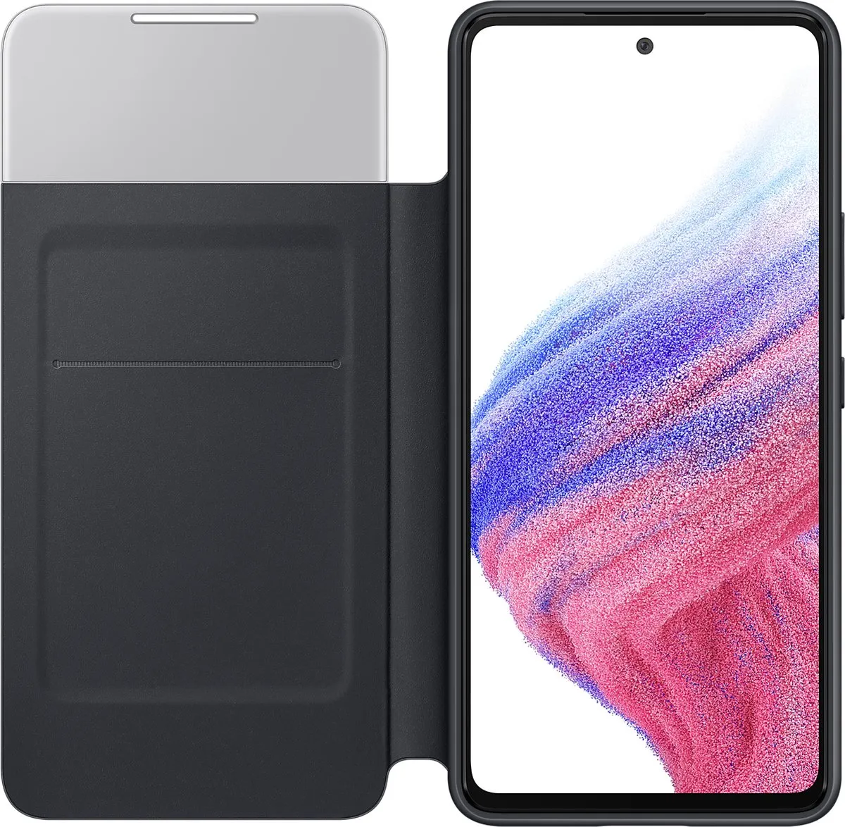Samsung Galaxy A53 S-View Wallet Case EF-EA536PBEGWW - Zwart