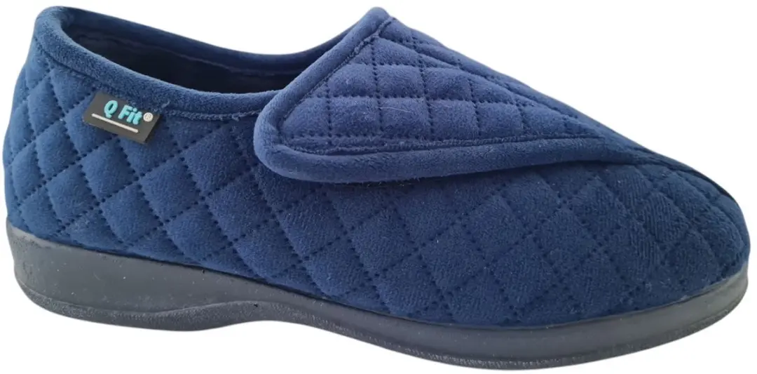 Q-Fit Rebecca Dames Verbandpantoffels Blauw 39