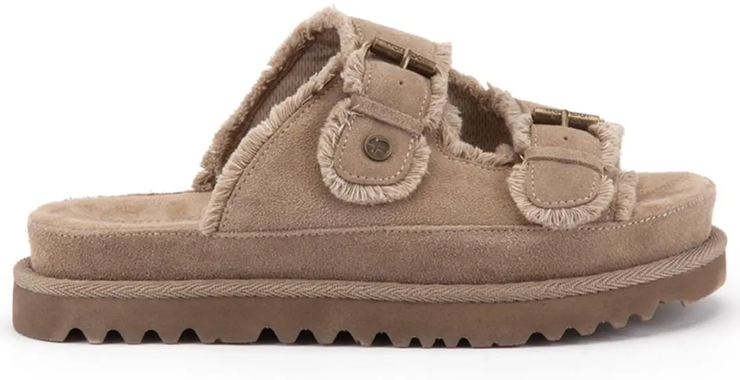 Warmbat Dysart Suede Dames Sandalen - Stone - afbeelding 3 van 6