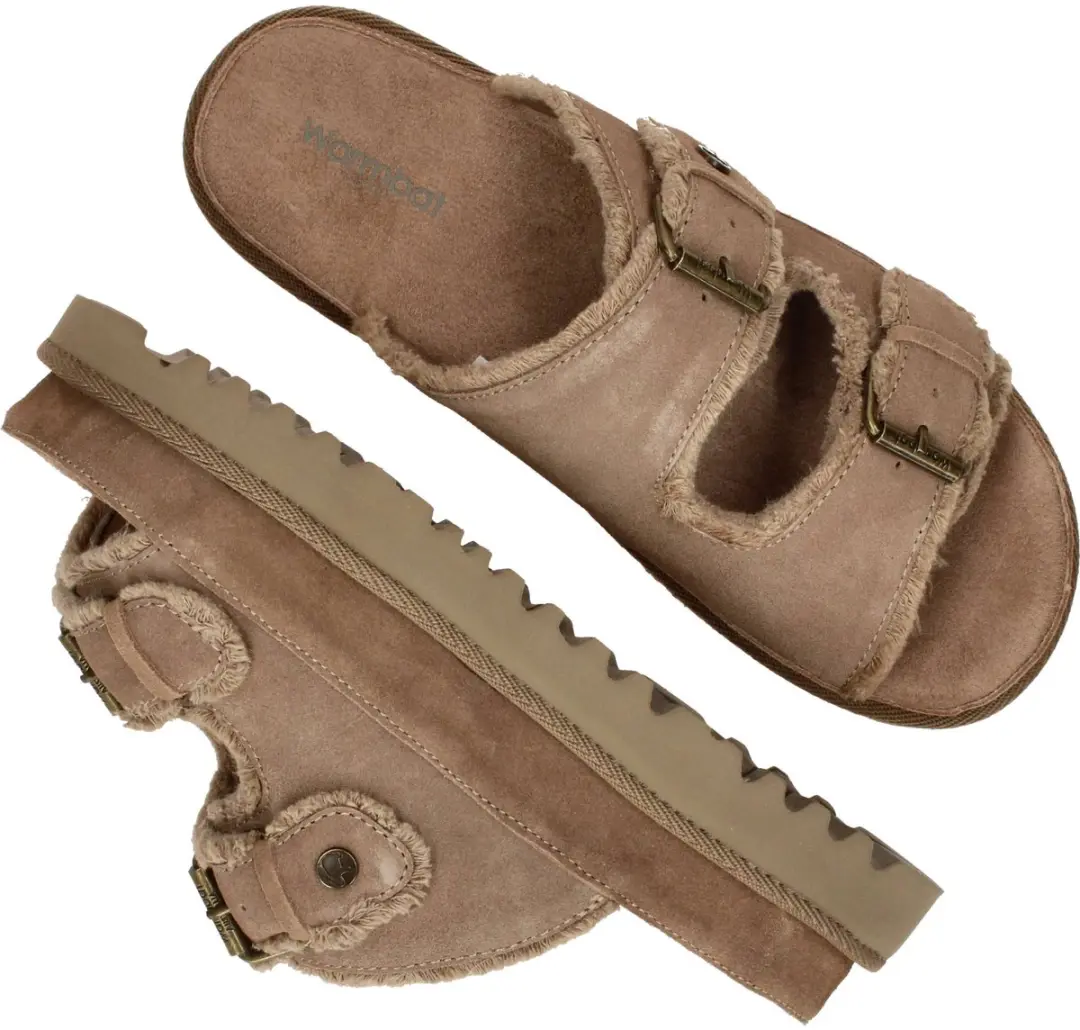Warmbat Dysart Suede Dames Sandalen - Stone - afbeelding 6 van 6