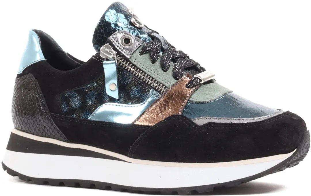 Footnotes 32.009 Wijdte K Sneakers - Petrol - afbeelding 2 van 4