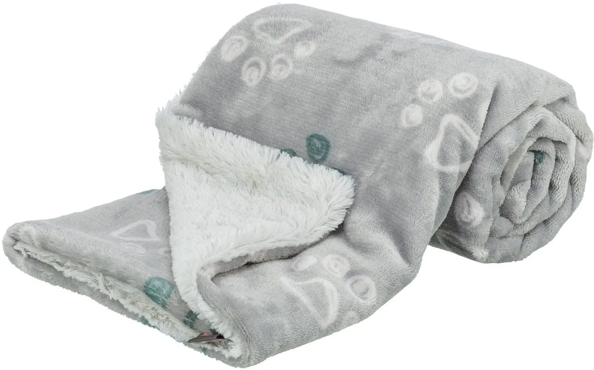 Trixie Jimmy Soft Hondendeken Lichtgrijs 100x70cm