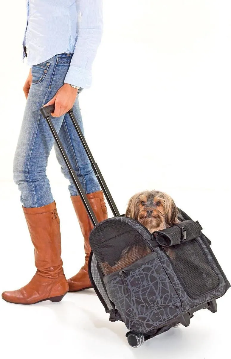 Flamingo Smart City Hondentrolley 32x29x52cm - Zwart