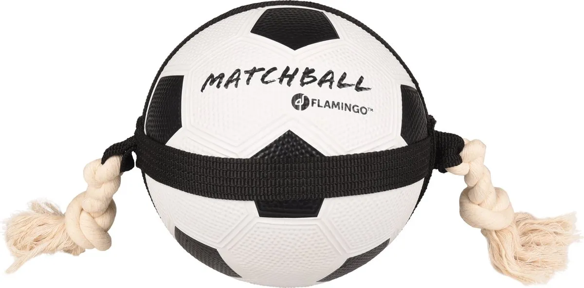 Flamingo Matchball Voetbal Hondenspeelgoed 50cm