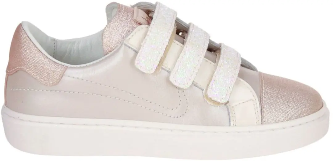 Beberlis Velcroschoen Parelmoer