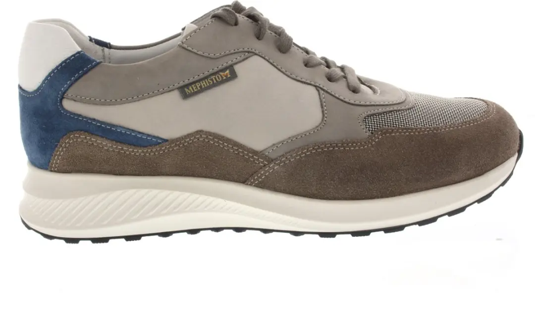 Heren Veterschoenen Mephisto Driss Warm Grey Grijs