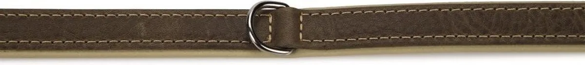 Beeztees Leren Halsband Comfort - Grijs 40cm x 17mm