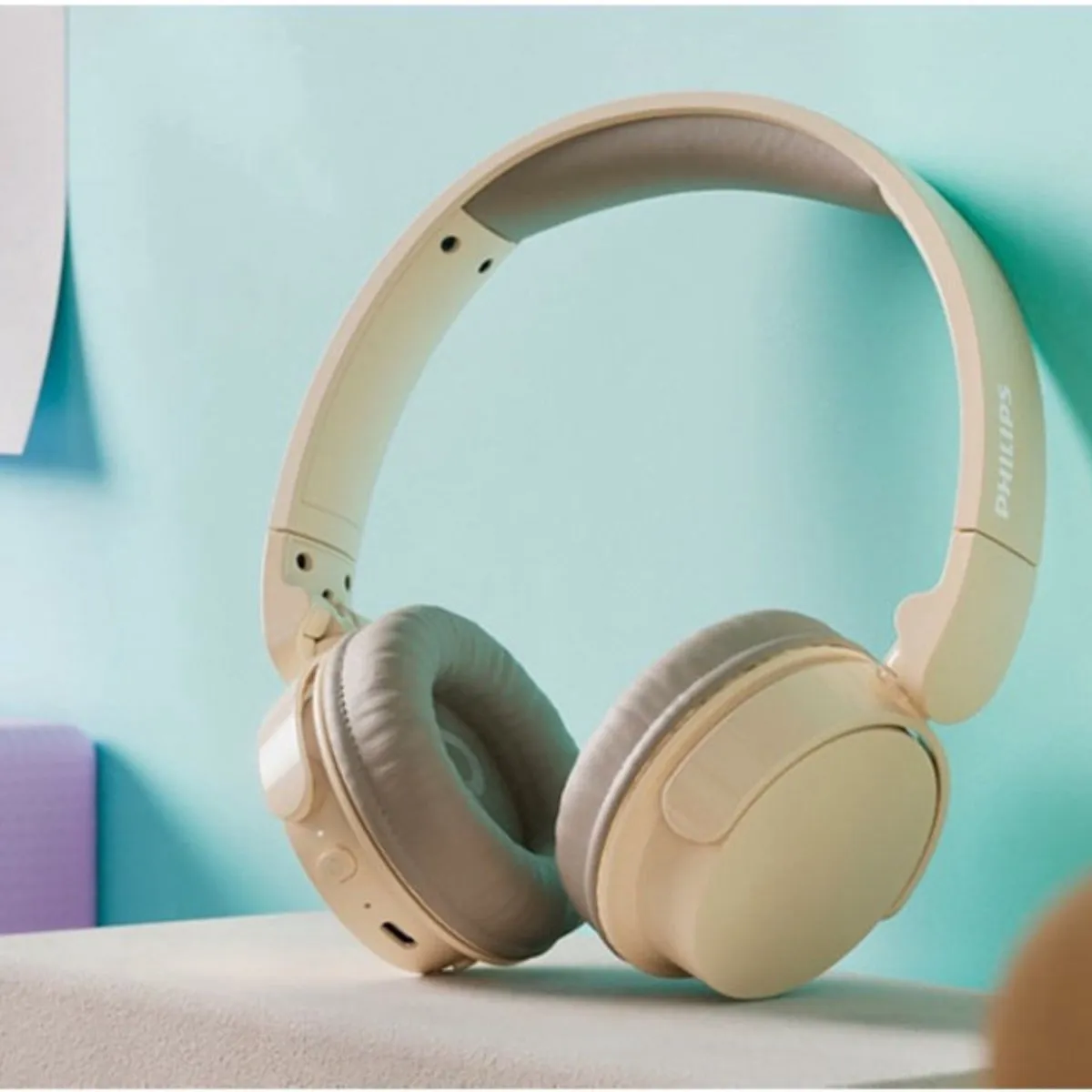 Philips TAH3209BG Bluetooth Koptelefoon - Beige