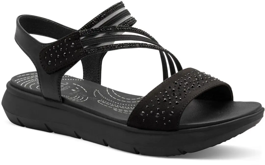 Jana Coshy Dames Sandaal 8-28771-46 001 H-breedte Maat: 36 EU