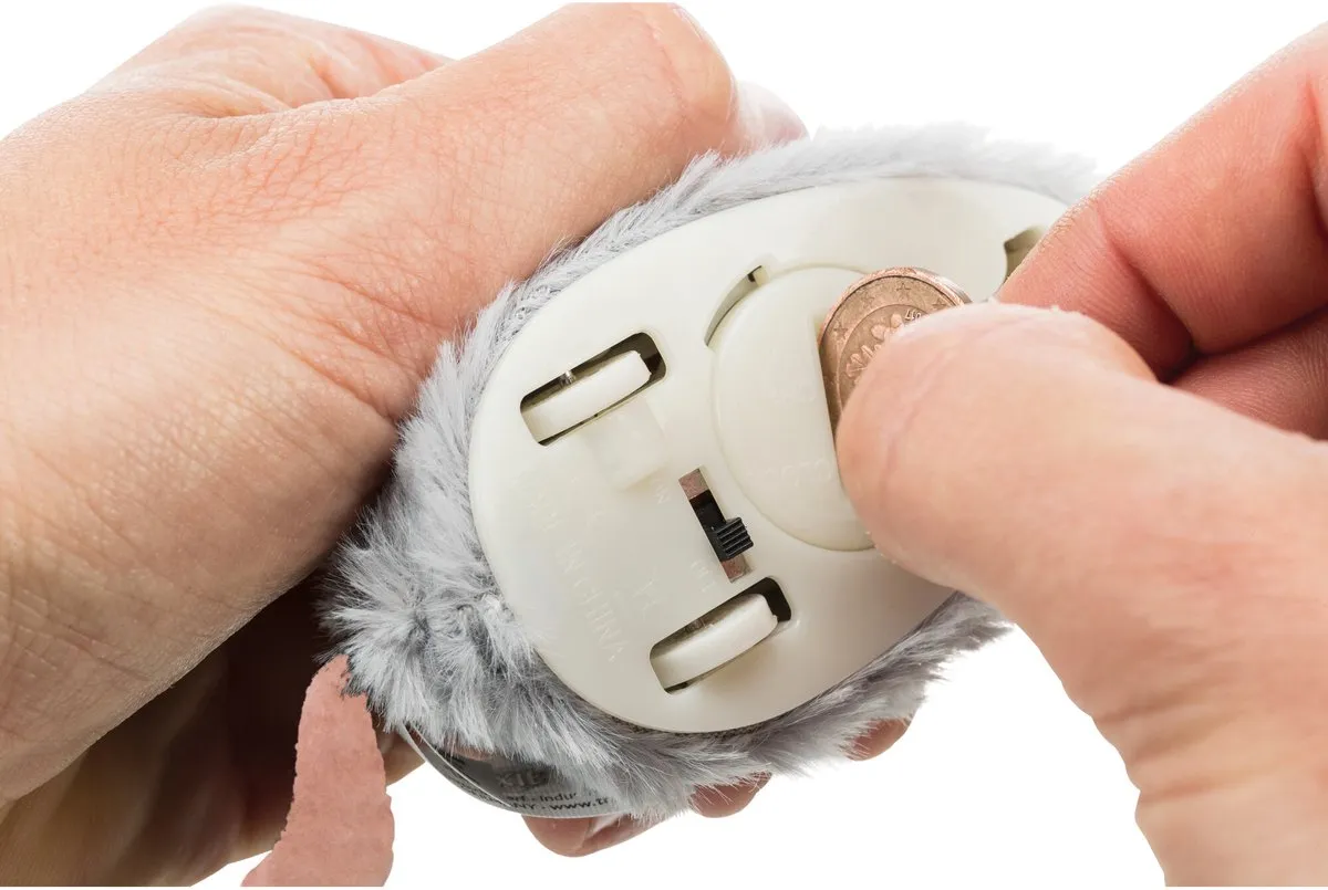 Trixie Active Mouse - 8 cm - Wit/Beige/Roz