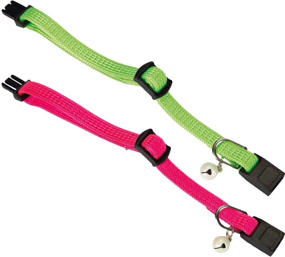 Beeztees Kittenhalsband Nylon - Felgroen 16-23 cm