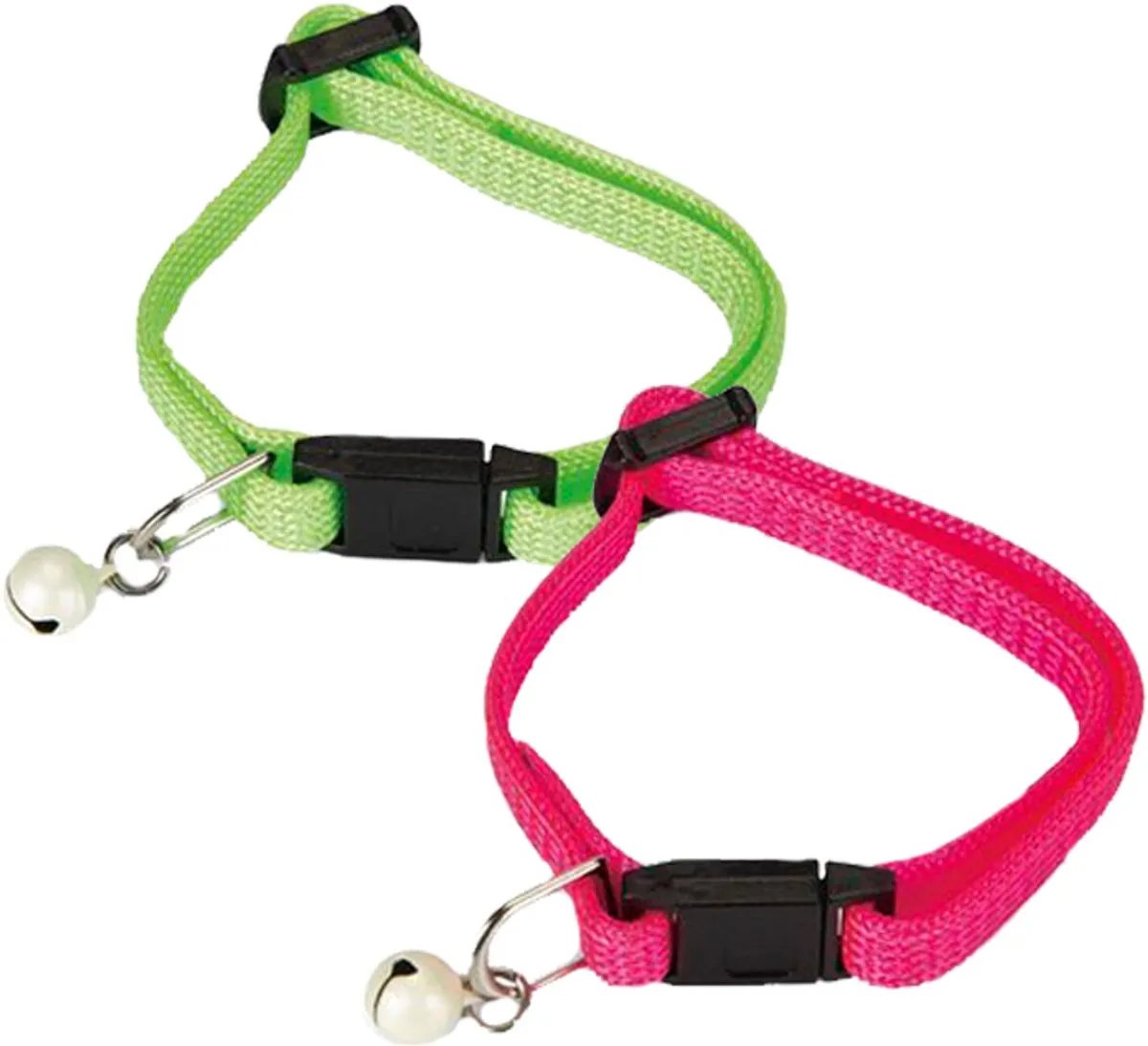 Beeztees Kittenhalsband Nylon - Felgroen 16-23 cm