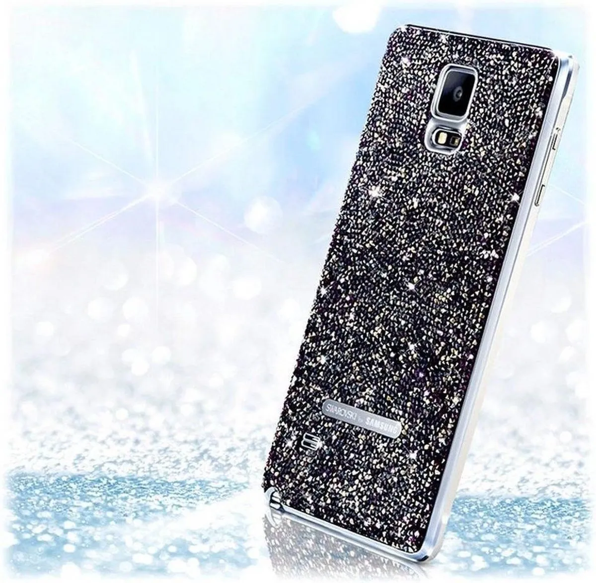 Samsung Galaxy Note4 Swarovski Back Cover - Smokey Purple EF-ON910RB