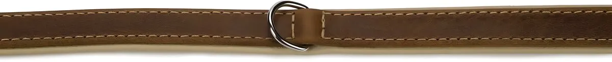 Beeztees Comfort Hondenhalsband - Leer Bruin 35cm x 17mm