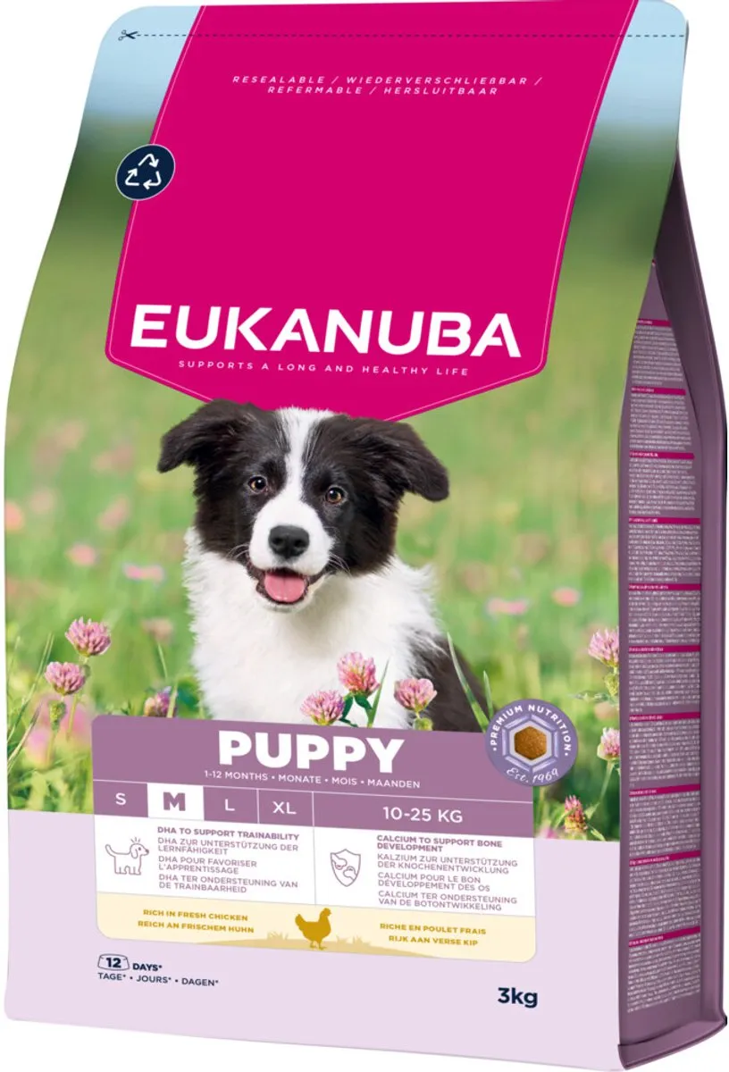 Eukanuba Life Care Dog Puppy Medium Kip