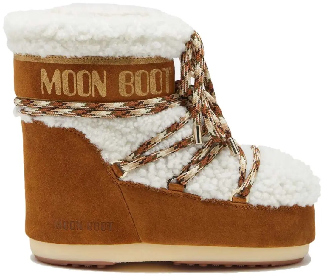 Moon Boot Lab69 Icon Low Shearling Laarzen Bruin EU 33-35 Vrouw