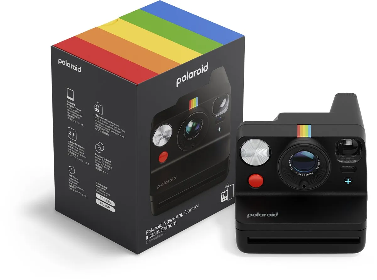 Polaroid Now+ Gen 3 Black