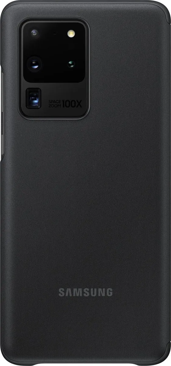 Samsung Clear View Hoesje Galaxy S20 Ultra - Zwart