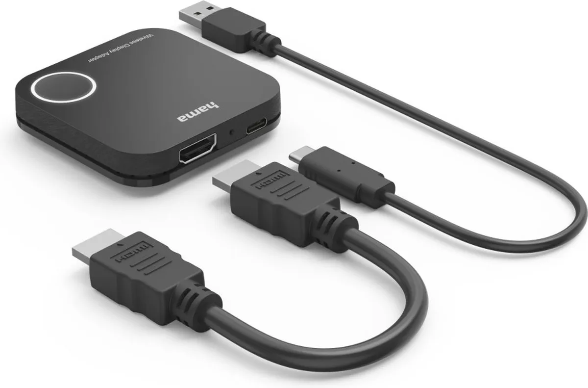 Hama 00200358 Draadloze Displayadapter HDMI - Full HD 1080p - Zwart