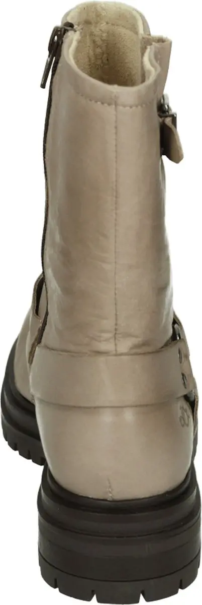 AQA Shoes A8645 Enkellaarzen Taupe - afbeelding 3 van 4